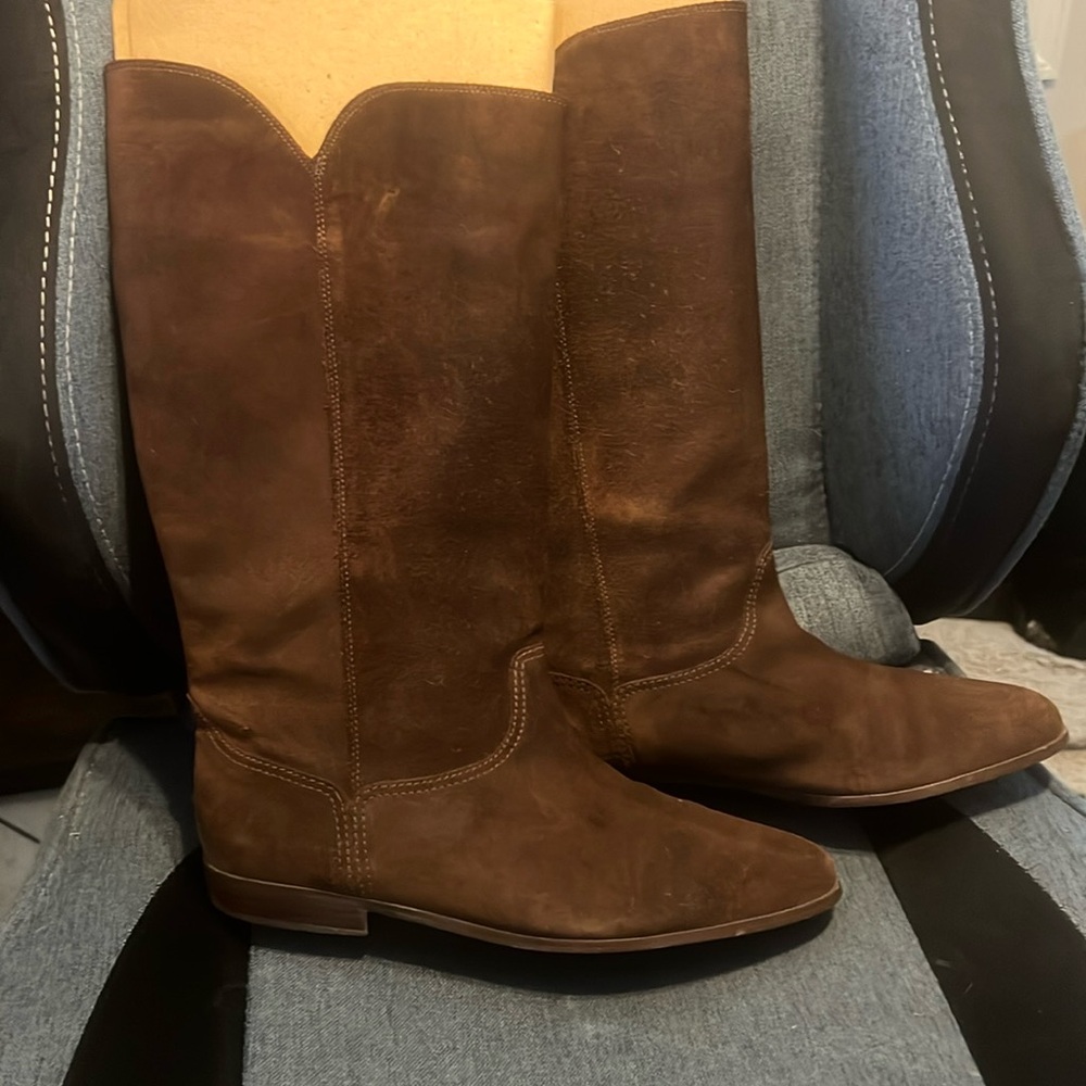 Vintage Pappagallo suede and leather boots